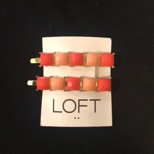 Loft Hair Barrettes NWT